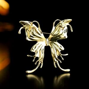 Butterfly Gold Brooch